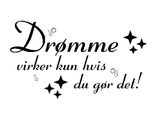 Wallsticker Drømme