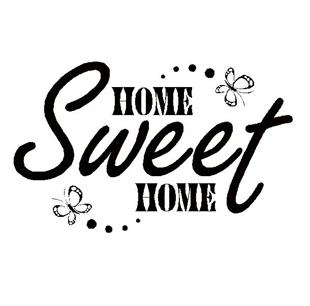 Wallsticker Home sweet home