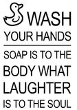 Wallsticker Wash your hands