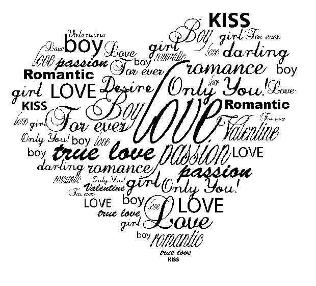 Wallsticker - Love heart