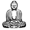 Wallsticker_Buddha_wika_skilte_aalborg