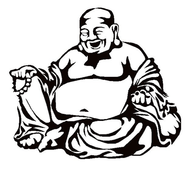 Wallsticker Buddha 2