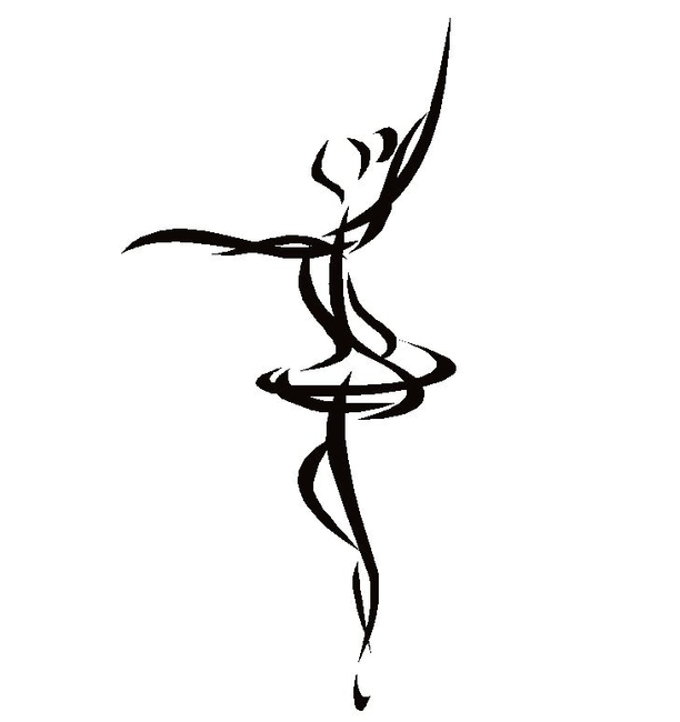 Wallsticker Ballerina 2