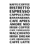 Wallsticker Kaffe