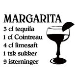 Wallsticker opskrift på Margarita