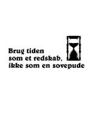 Wallsticker - Brug tiden