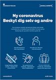 Corona Virus plakat i farver - Covid 19 - 50x70 cm
