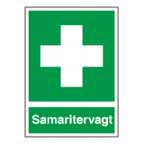 Henvisningsskilt - Samaritervagt