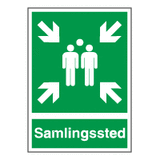 Henvisningsskilt - Samlingssted