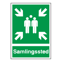 Henvisningsskilt - Samlingssted