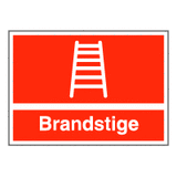 Brandskilte - Brandstige