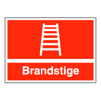 Brandskilte - Brandstige