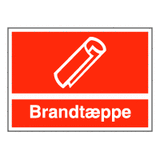 Brandskilte - Brandtæppe