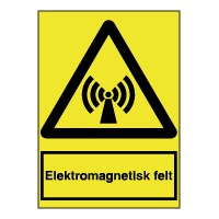 Advarselsskilte - Elektromagnetisk felt