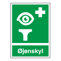 Henvisningsskilt - Øjenskyl